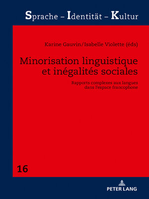 cover image of Minorisation linguistique et inégalités sociales
